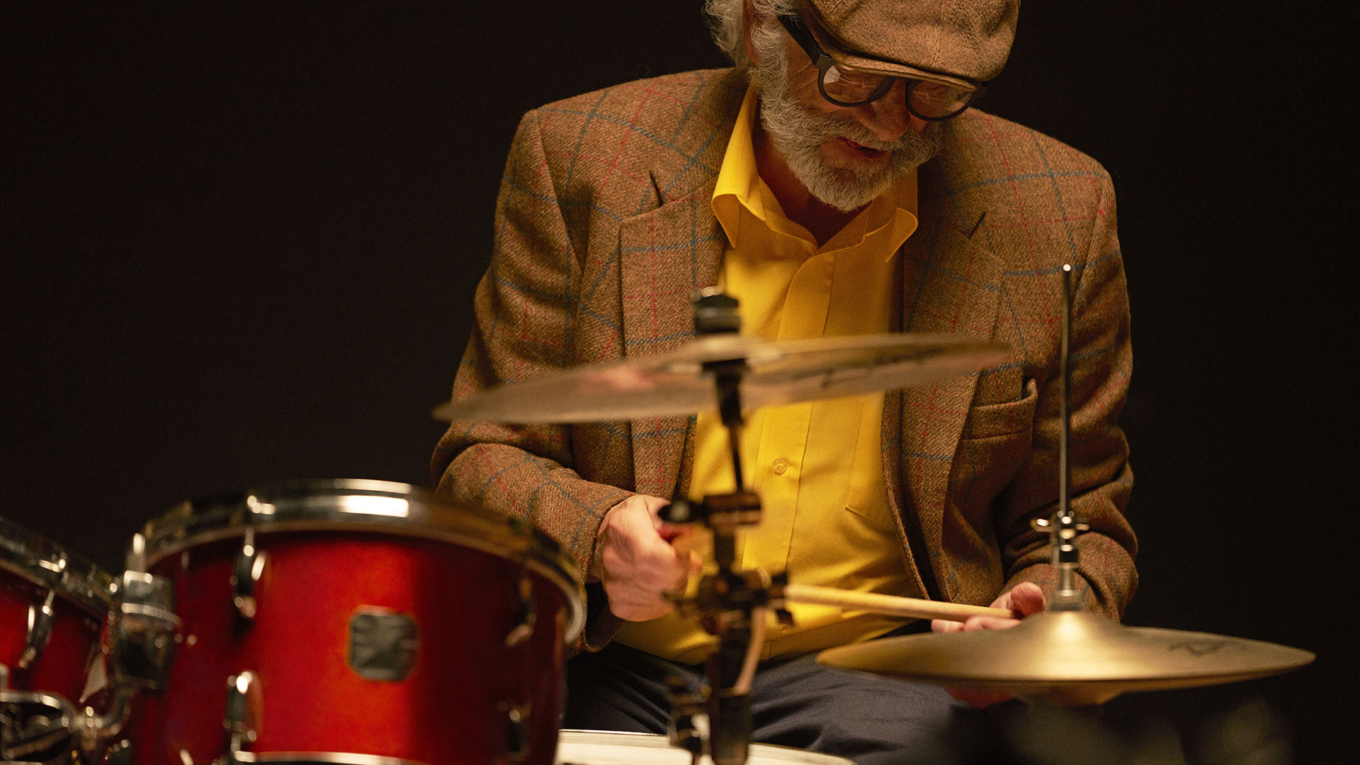 A Musician at the drums, McCarthy Stone
